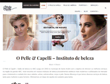 Tablet Screenshot of pellecapelli.com.br